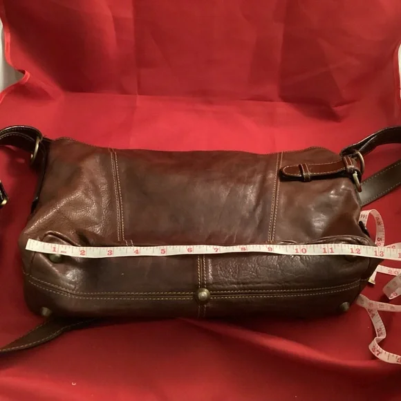 The Trend Designed in Italy Brown leather purse - Picture 7 of 14